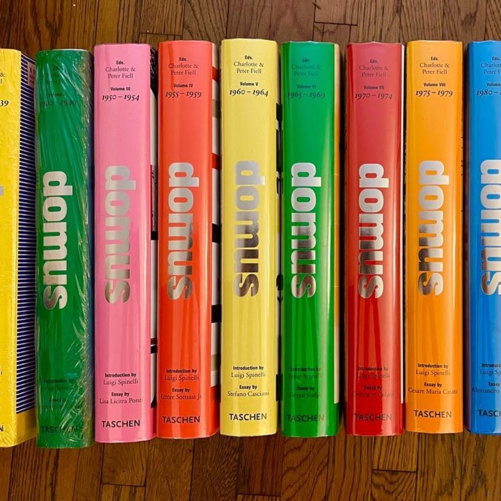 TASCHEN DOMUS 1928 - 1999 1st EDITION 12-VOLUME COMPLETE SET Opened 2x! HRDCVR